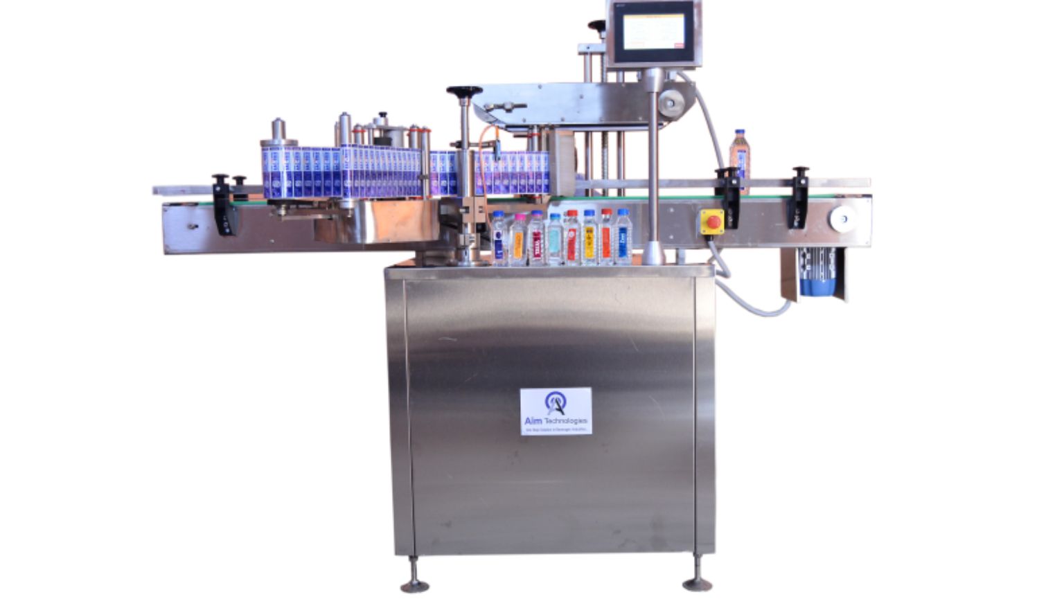 Sticker Labelling Machine For Square Bottle - Aqua Royal